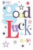 Brimming with the spirit of encouragement that typifies Charlton, this good luck card brings together a playful arrangement of typography and colour on crisp white stock. Oversized pastel blue letters intertwine confidently with bold reds, lush moss greens, and rich purples, each one carefully chosen to evoke optimism and warmth. Cheerful stars-sparkling navy, soft lilac, and bright lime-are sprinkled across the card, echoing the dreams and possibilities that fill Charlton's air, especially around the lively high street or through the green stretches of local parks. The flat, smooth surface of the card invites touch, reminiscent of the feeling you get holding a fresh bouquet, cool and reassuring. It's the type of keepsake you'd offer to a neighbour starting a new venture or a friend preparing for exams at a nearby school, the same way you might present a perfectly arranged bunch of blooms. This card holds the simple magic of community support-optimism and belief tucked inside every letter-making it the perfect gesture for anyone in Charlton beginning a new chapter.